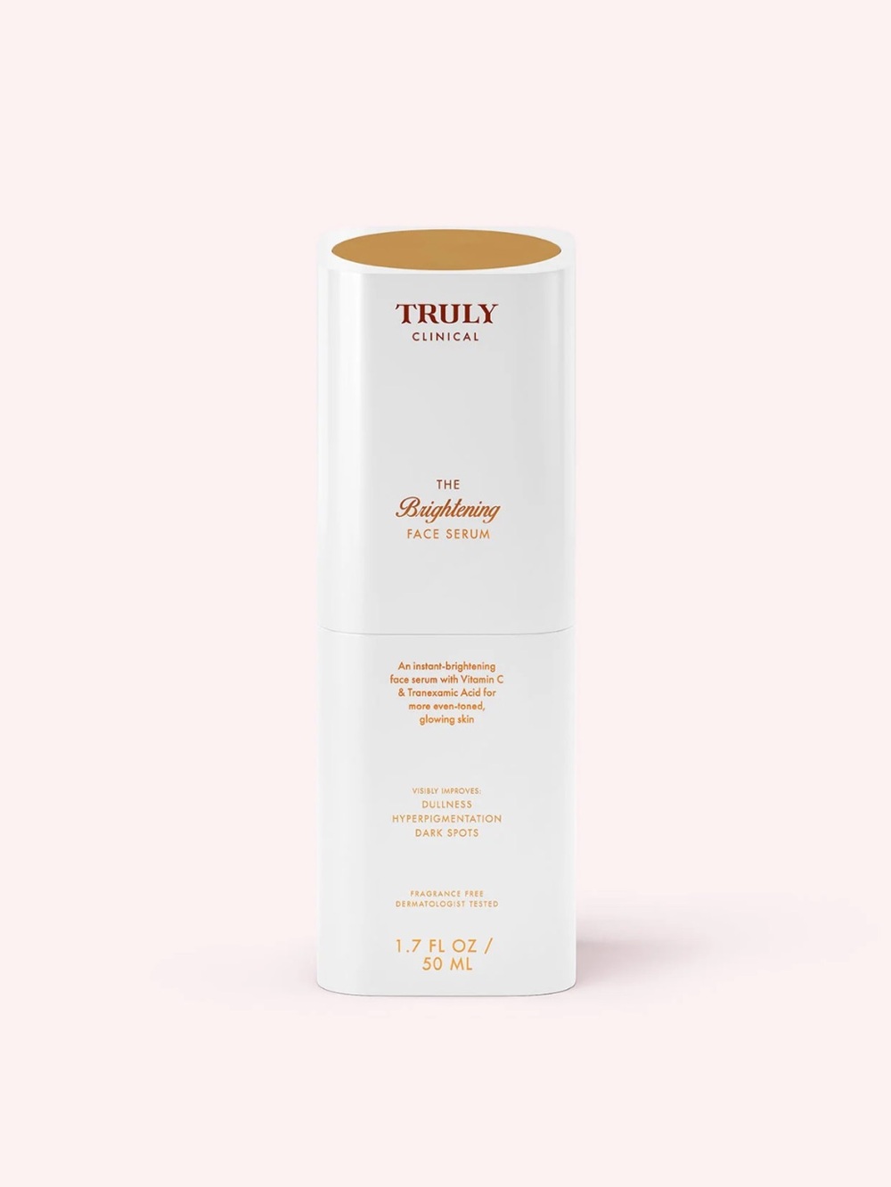 TRULY Brightening Face Serum White with Gold Accents